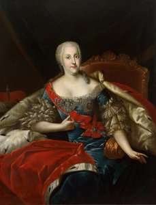 ヨハンナエリザベスの肖像、アンハルトゼルブストの女王、1746年頃